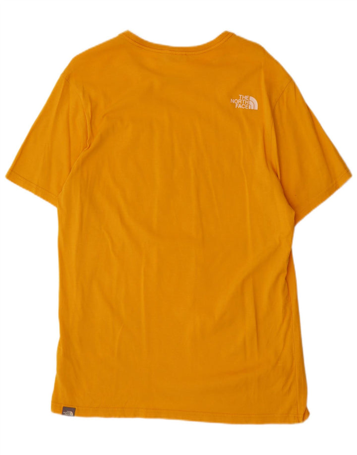 The North Face T-Shirt Graphique Homme Jaune Moyen Coton
