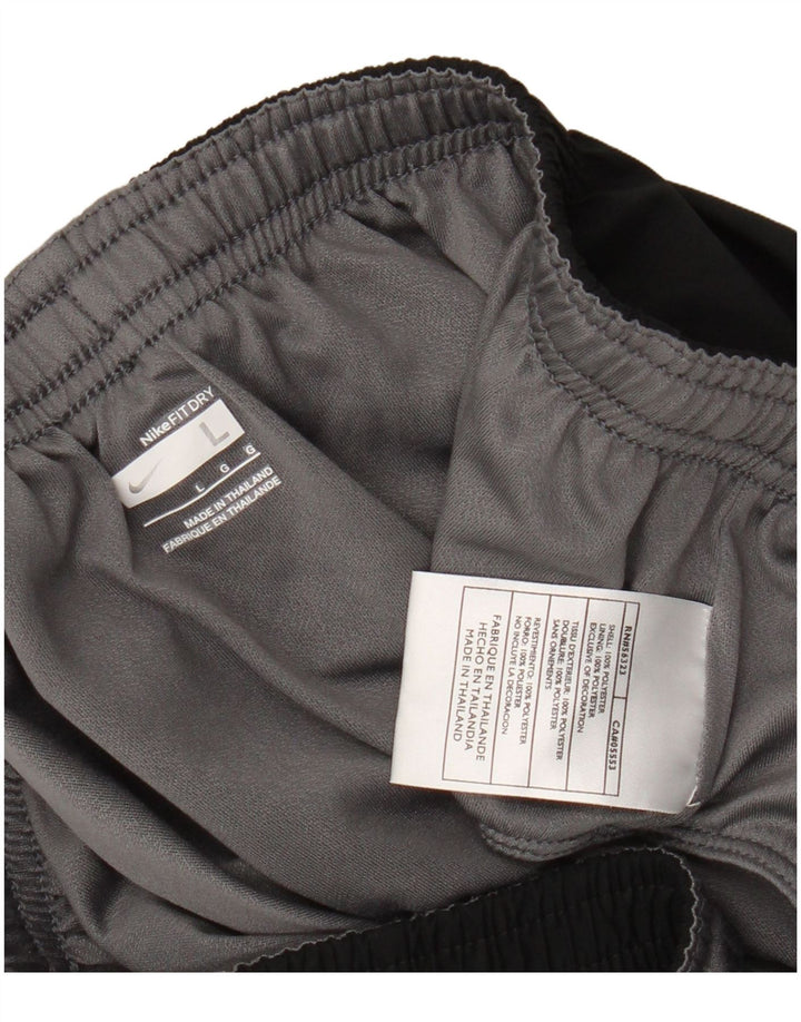 Short de sport Nike Fit Dry pour hommes, grand, noir, polyester
