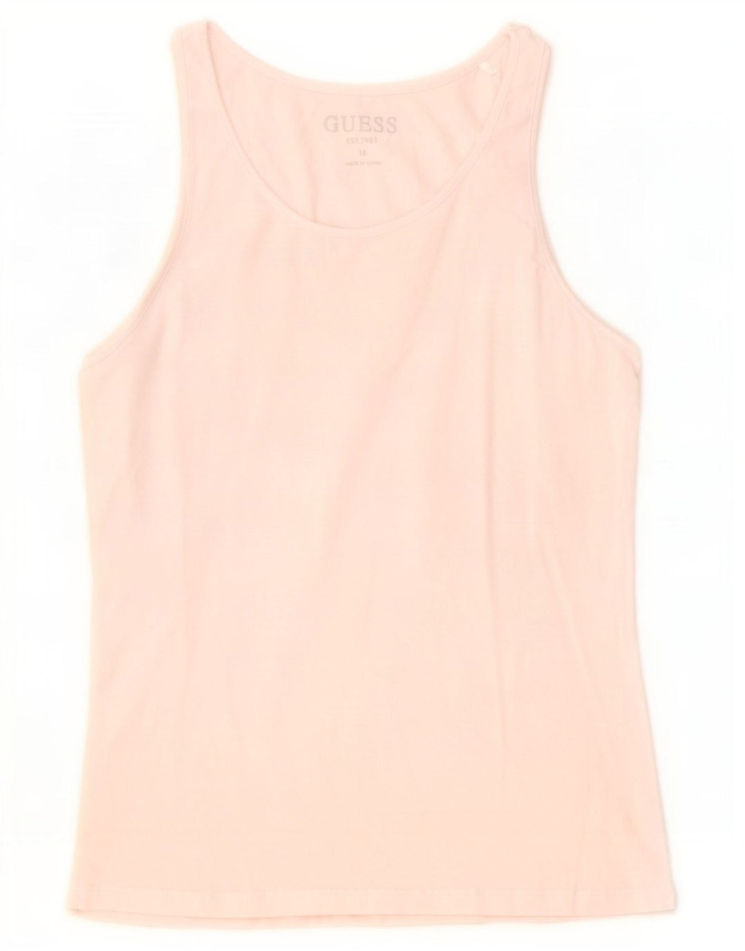 Guess Débardeur Fille 15-16 ans Rose Polyester