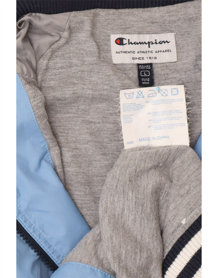 CHAMPION Veste de Survêtement Garçon 11-12 Ans Grand Bleu Colorblock