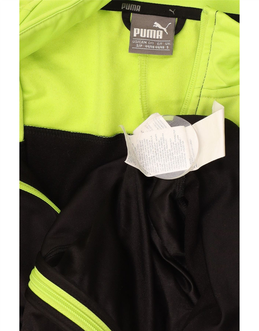 Puma Veste de Survêtement Graphique Homme Petit Noir Polyester Colorblock