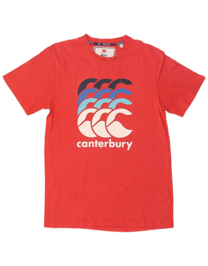 CANTERBURY T-Shirt Graphique Homme Grand Rouge Coton