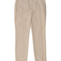 Pantalon Chino Slim Femme ZARA Petit W26 L28 Polyester Blanc