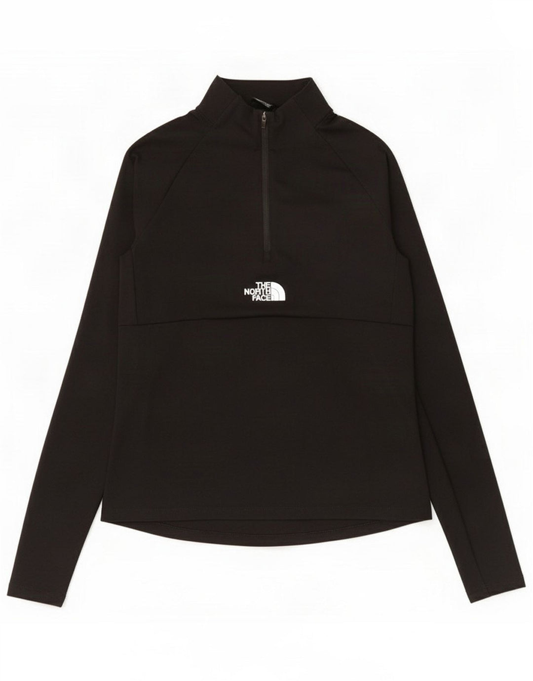 The North Face Haut de survêtement à col zippé pour femme UK 10 Small Noir