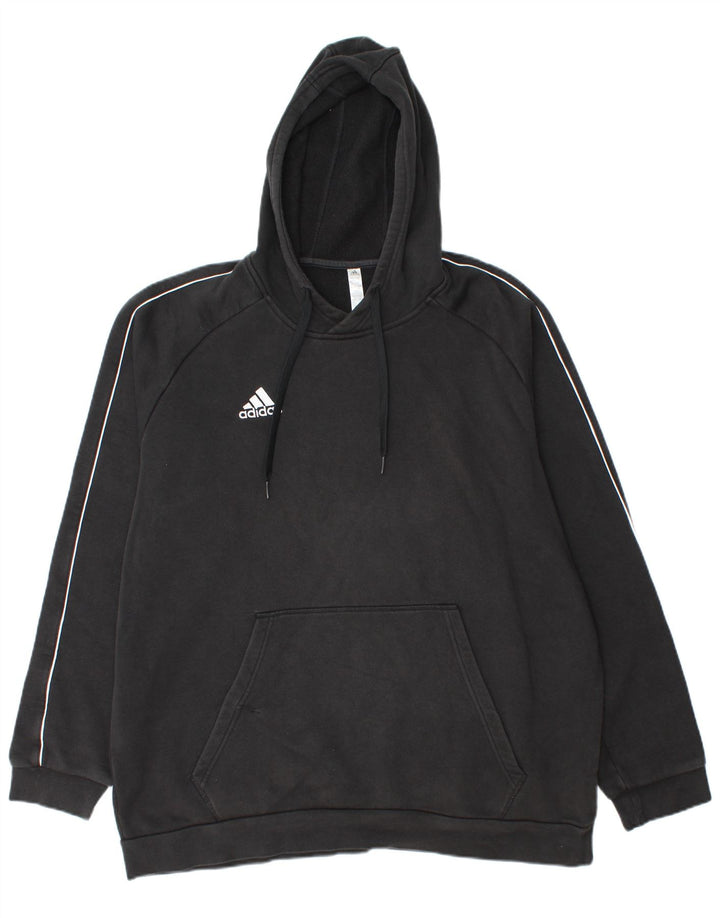 ADIDAS Pull à capuche pour homme 2XL en coton noir