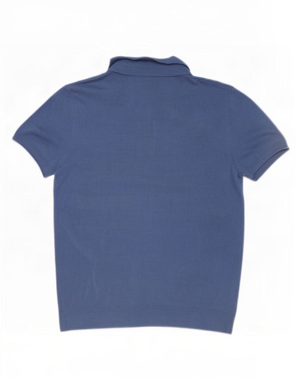 Polo Homme Zara Bleu Moyen Viscose