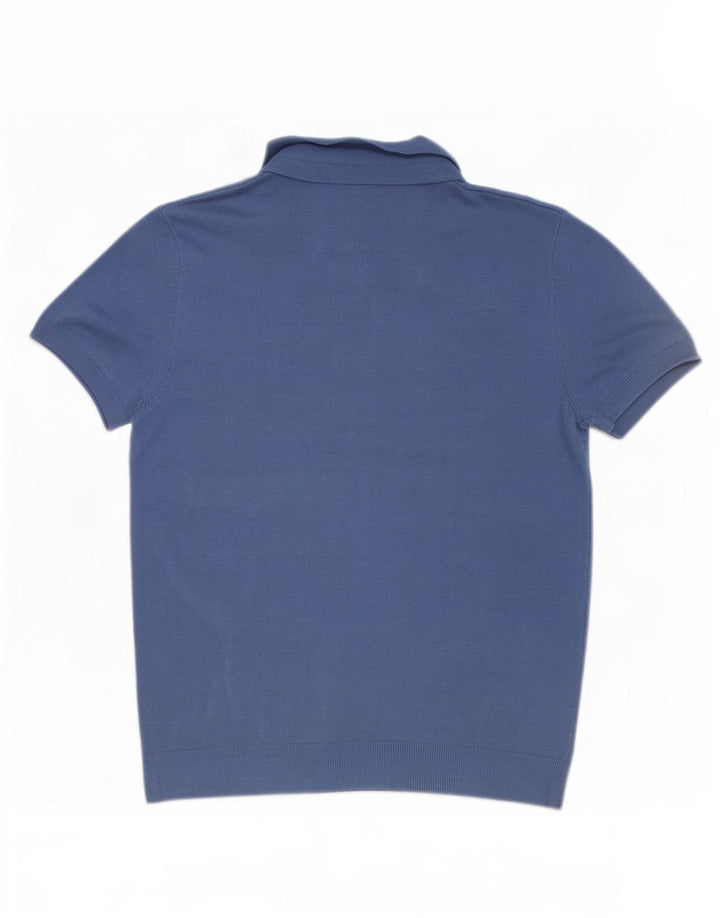 Polo Homme Zara Bleu Moyen Viscose