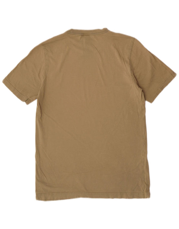 Adidas Mens Regular Graphic T-Shirt Top Petit Kaki Coton