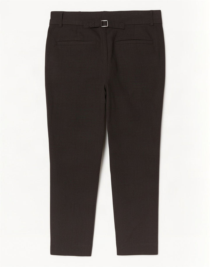 Zara Pantalon court pegged pour femme Medium W28 L26 Gris à carreaux