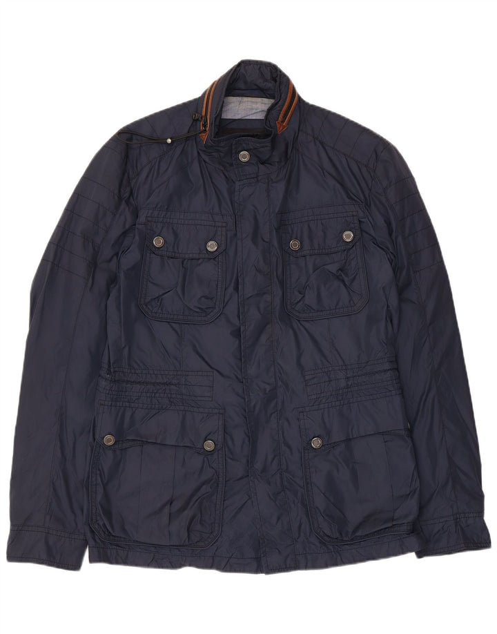 HUGO BOSS Veste Utility Homme EU 46 Small Bleu Marine Polyamide