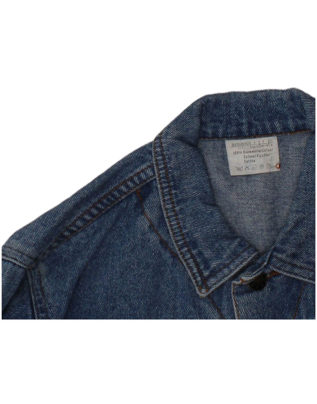 EXPLORER Veste en Jean Garçon 8-9 ans Bleu Coton