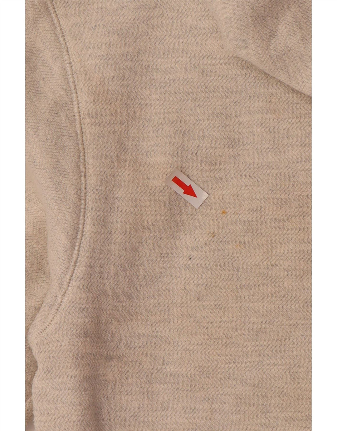 BILLABONG Pull à capuche zippé pour femme UK 8 Small Gris Colorblock