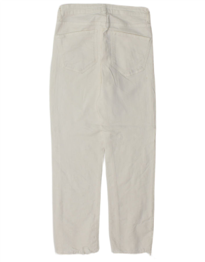 Jean droit femme ZARA EU 36 XS W26 L26 blanc