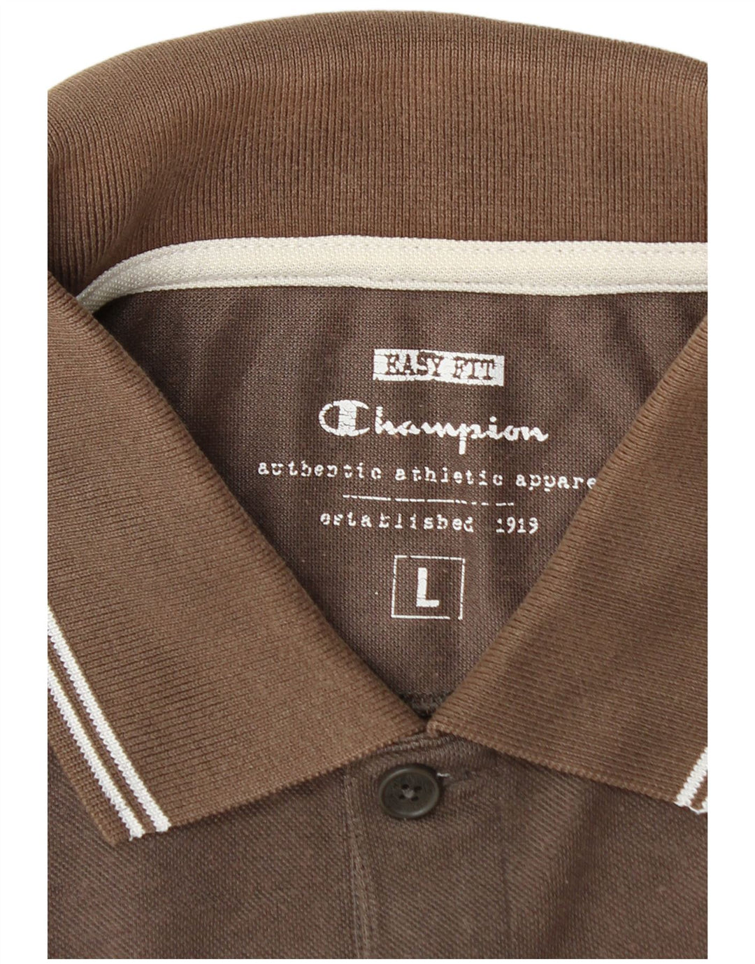 Champion Polo Easy Fit pour homme Marron Taille L