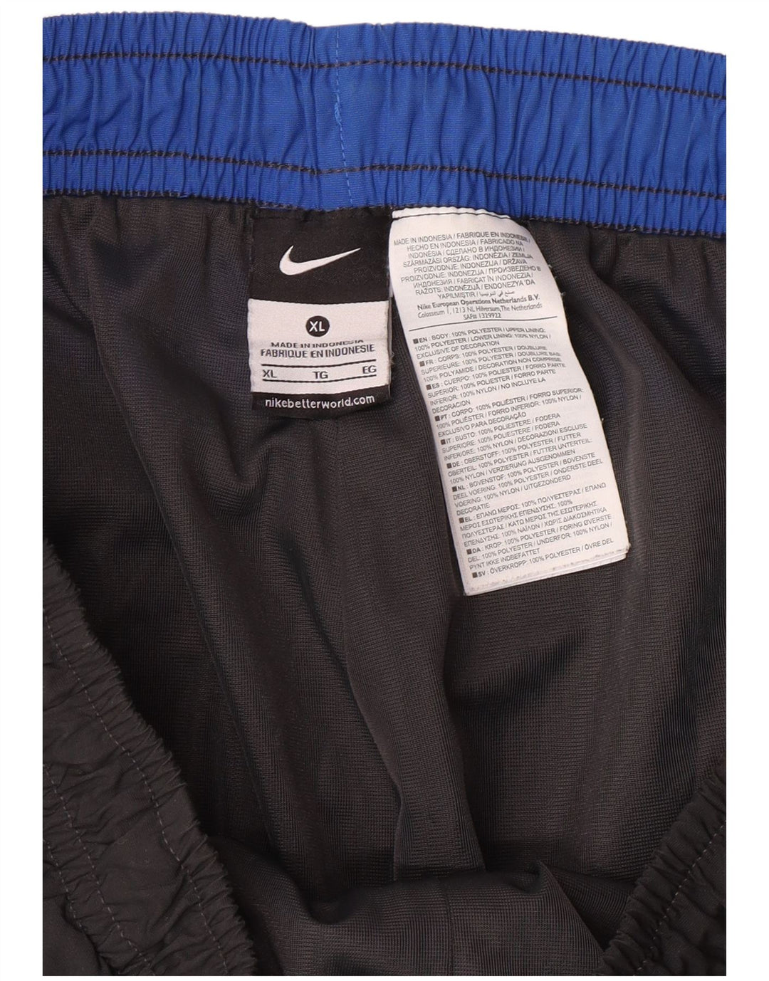 NIKE Pantalon de survêtement graphique pour homme XL Gris Colorblock