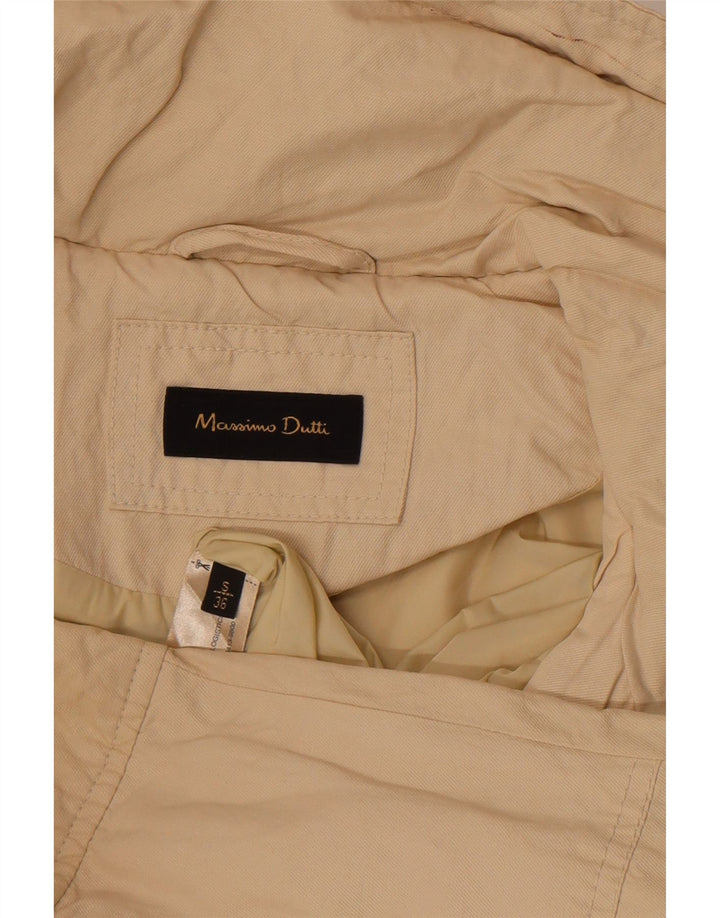 Massimo Dutti Parka à capuche pour femme UK 10 Small Beige