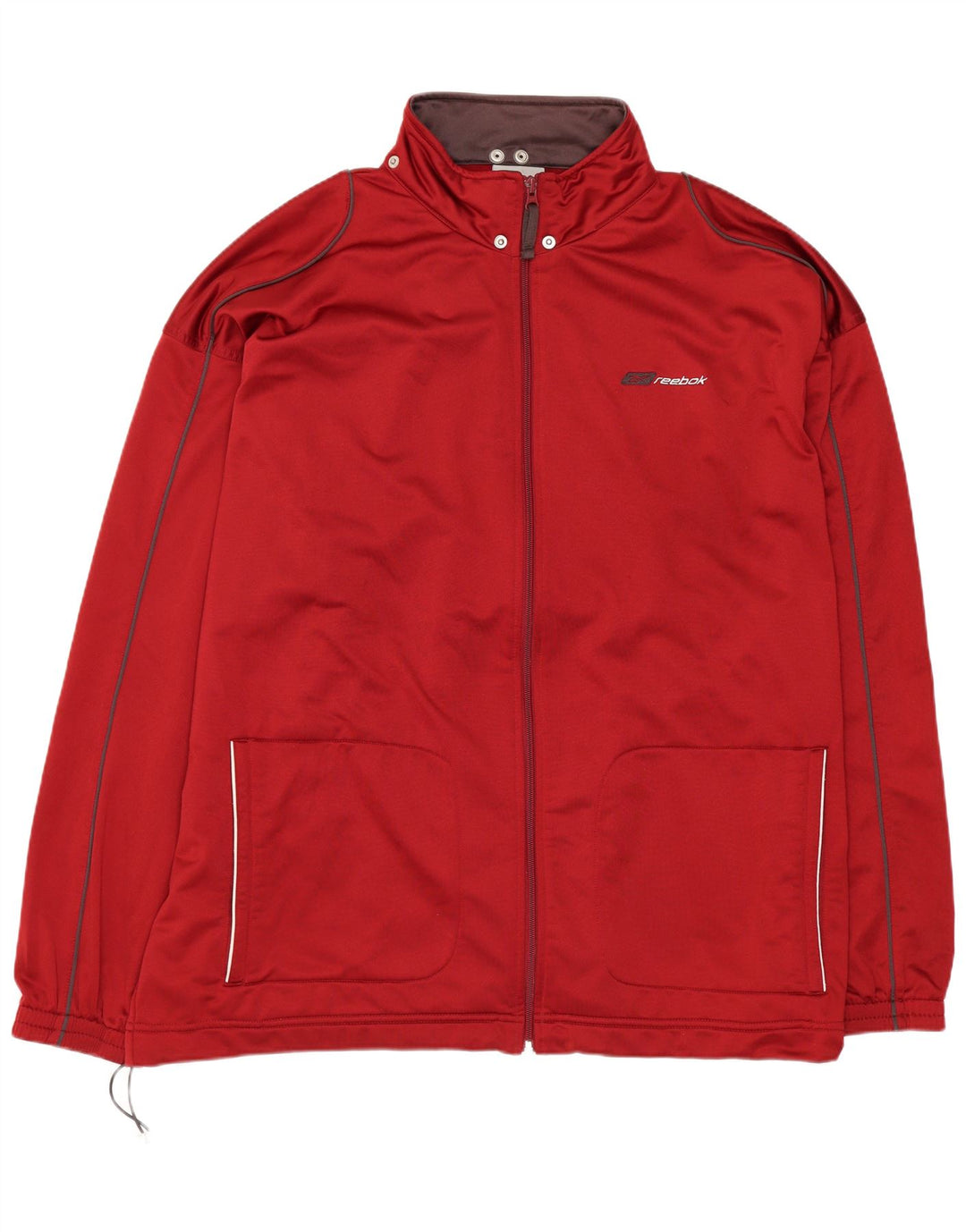 Reebok Veste de Survêtement Homme XL Rouge Polyester