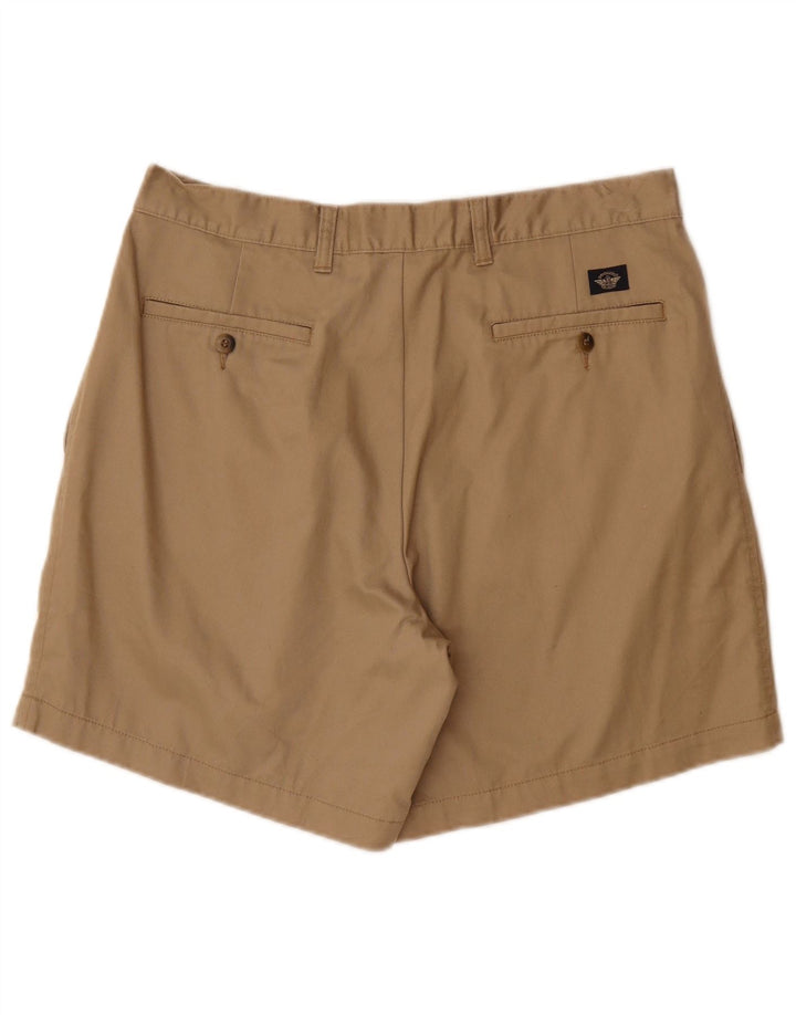 DOCKERS Short Chino Pegged Homme W34 Large Beige Coton