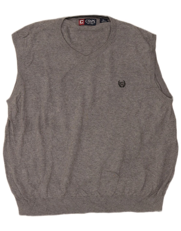 Chaps Débardeur Homme 2XL Gris Moucheté Coton