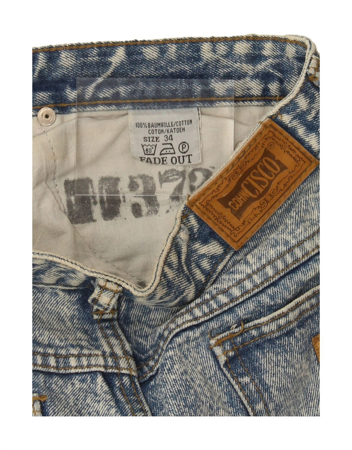 COHN CISCO Womens Denim Shorts  W34 Large  Blue Cotton Vintage Cohn Cisco and Second-Hand Cohn Cisco from Messina Hembry 