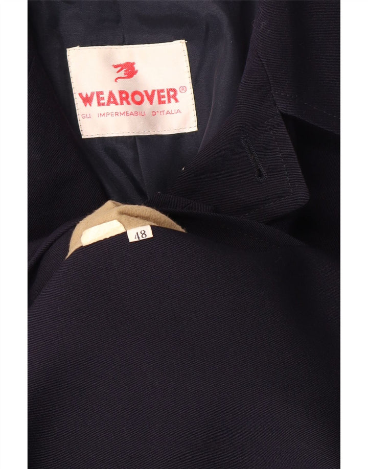 WEAR OVER Manteau Homme IT 48 Bleu Marine Moyen