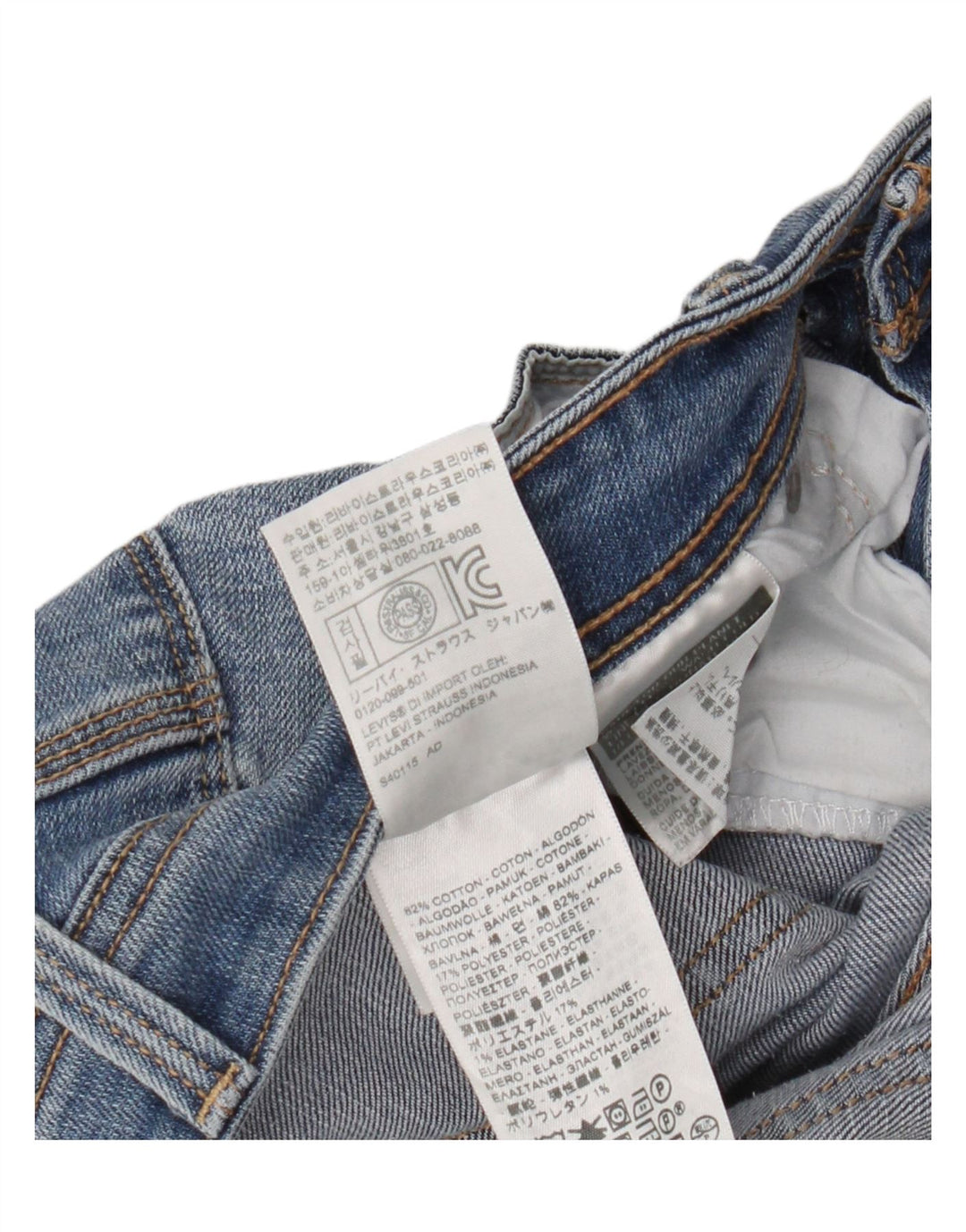Levi's Jean Bootcut Femme W30 L27 Bleu Coton