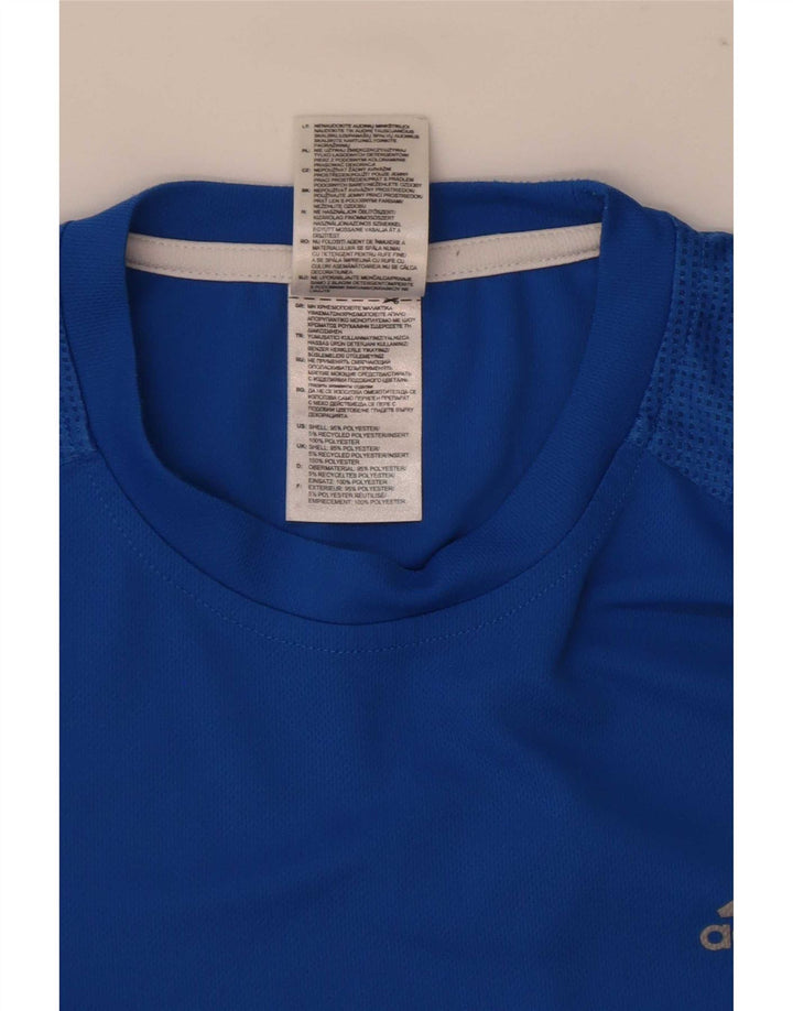 Adidas T-Shirt Homme Bleu Moyen Polyester