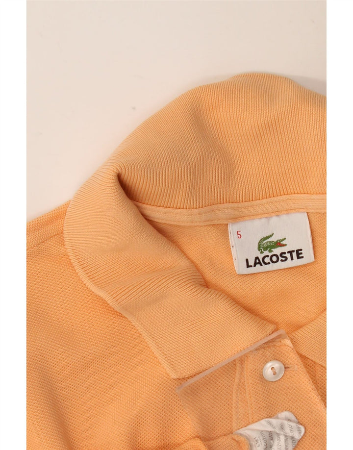 LACOSTE Polo Homme Taille 5 Grand Coton Orange