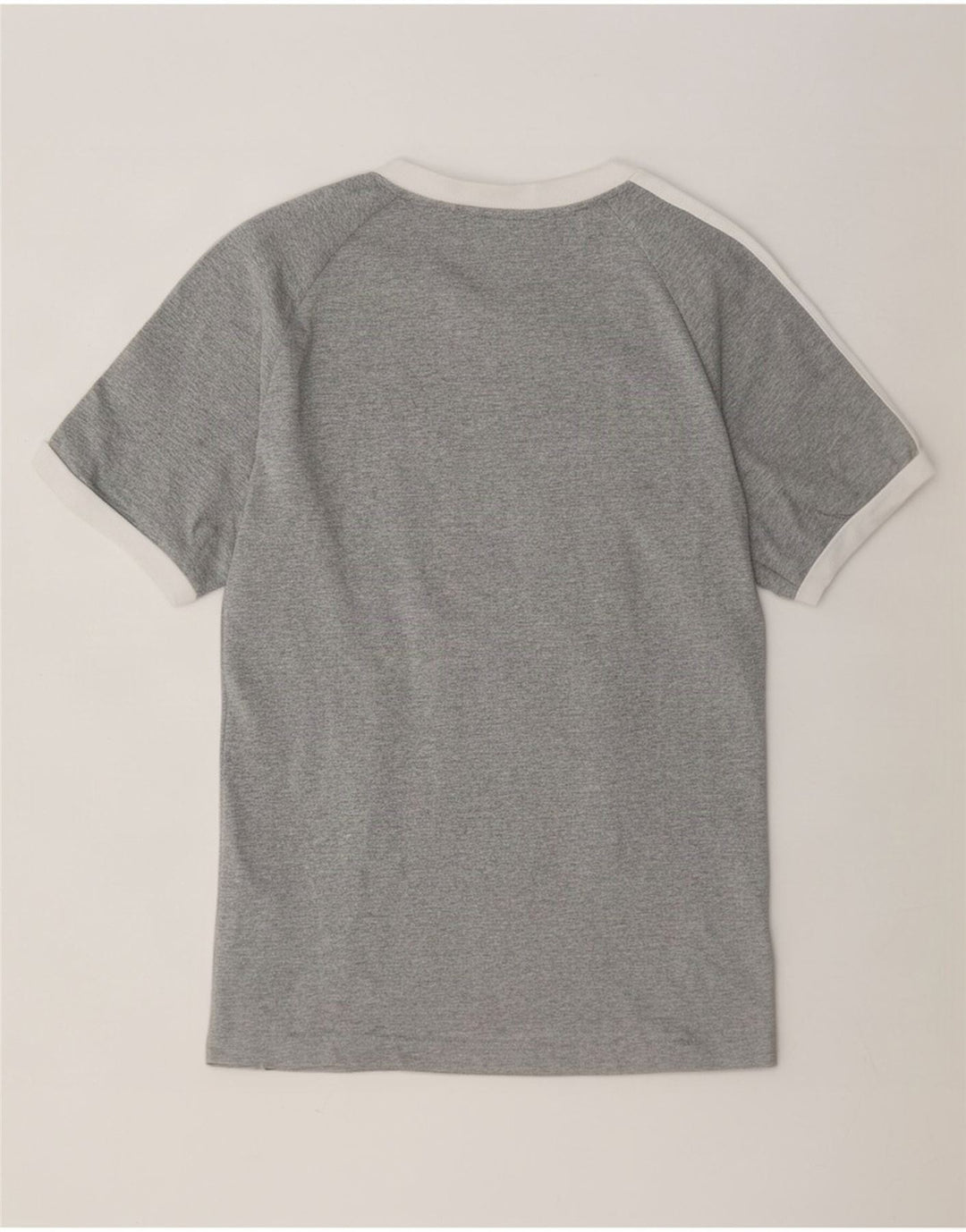 Adidas T-Shirt Homme Gris Moyen Moucheté Coton