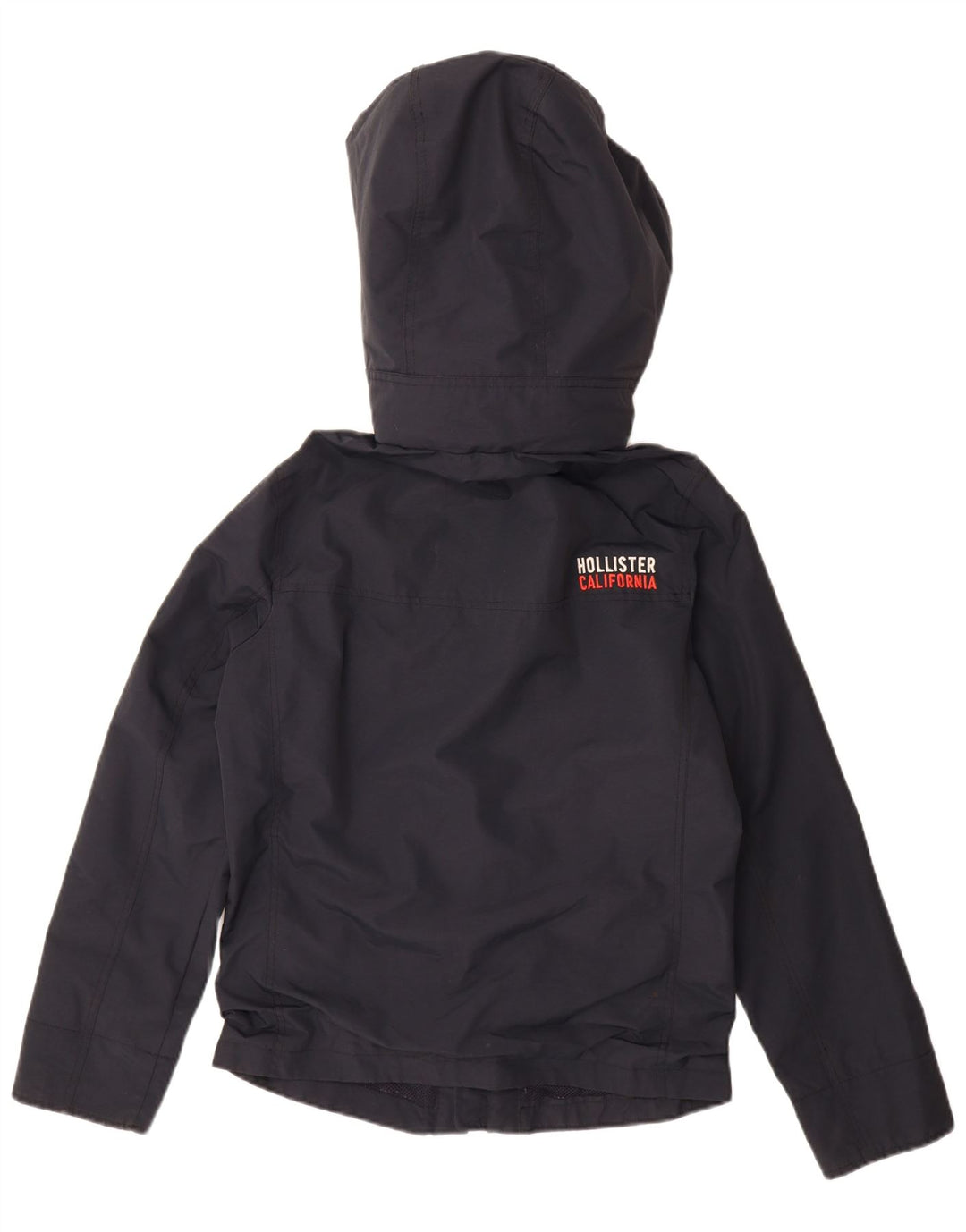 Hollister Veste de Pluie à Capuche Garçon 13-14 Ans Petit Bleu Marine Polyester