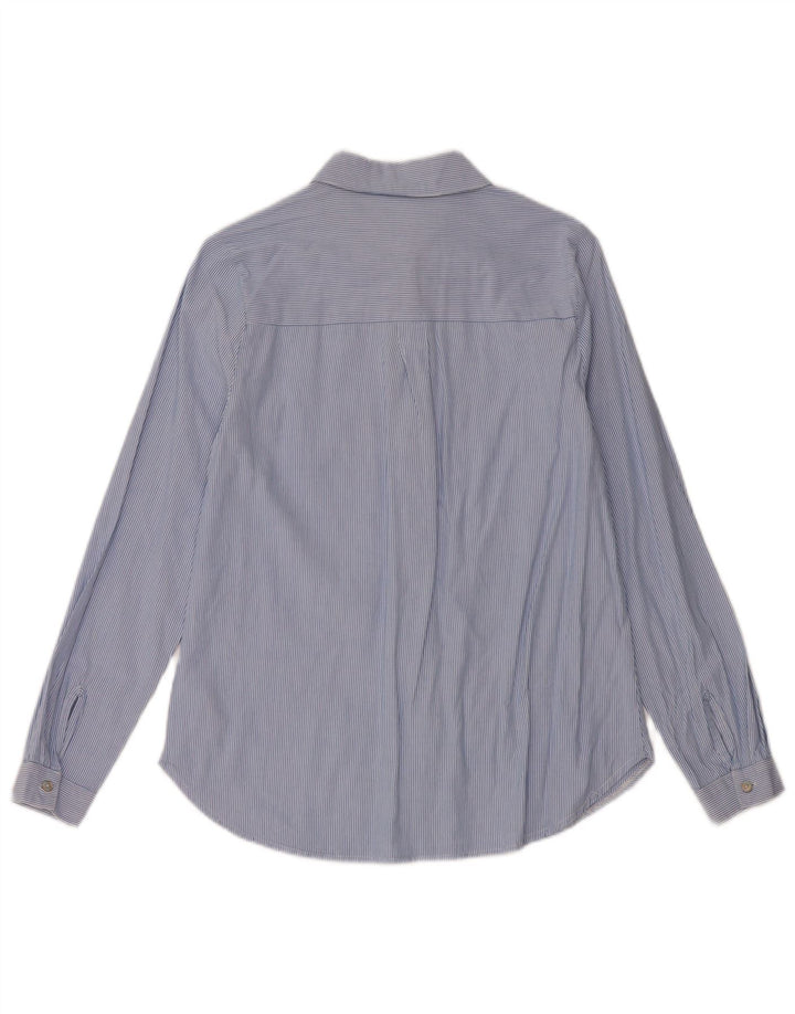 Monsoon Chemise Femme UK 8 Petit Coton Floral Bleu