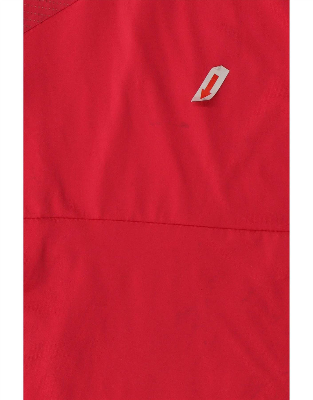Adidas Climalite T-Shirt Top UK 10 Petit Rouge Polyester