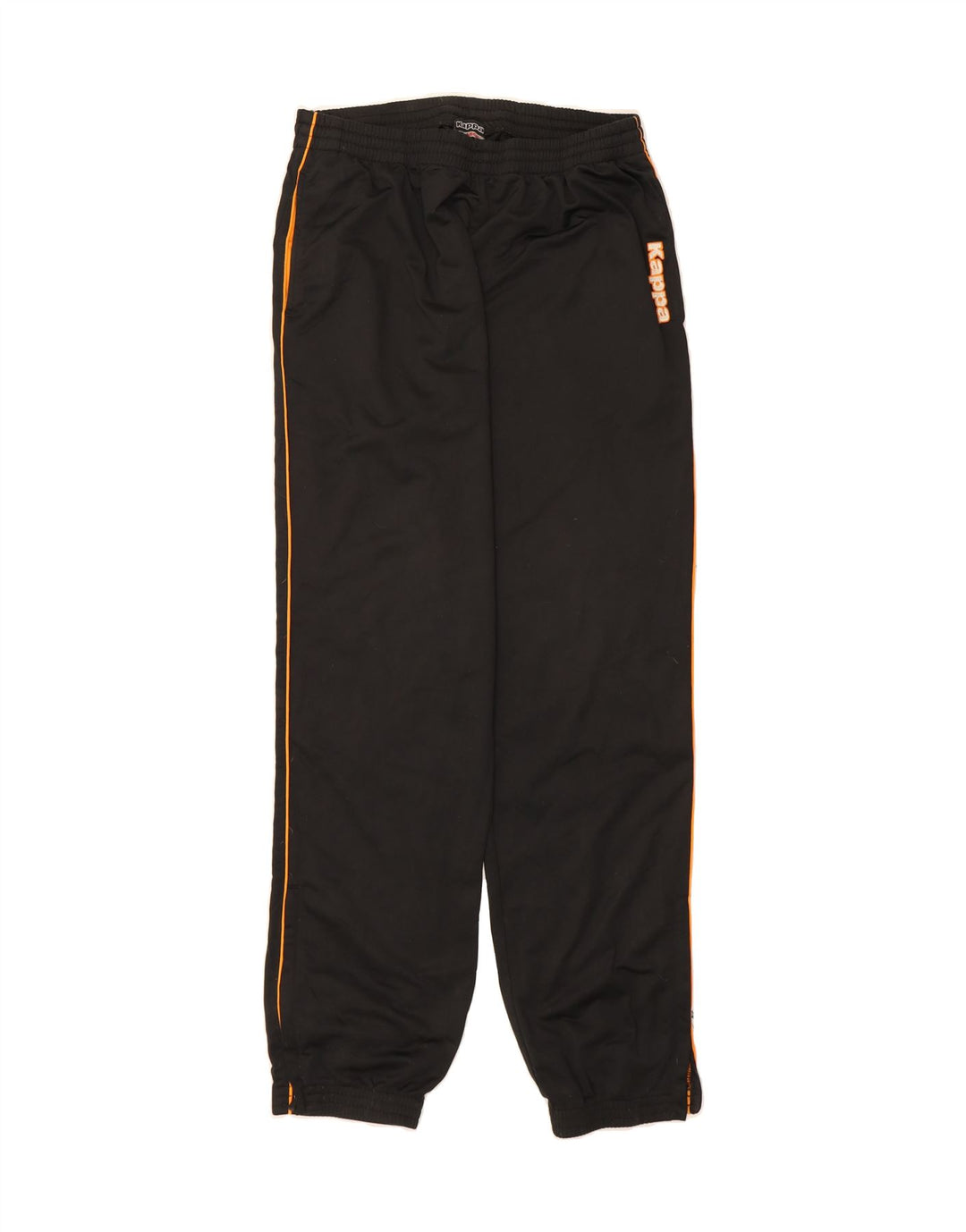KAPPA Mens Graphic Tracksuit Trousers XL Black Polyester Vintage Kappa and Second-Hand Kappa from Messina Hembry 