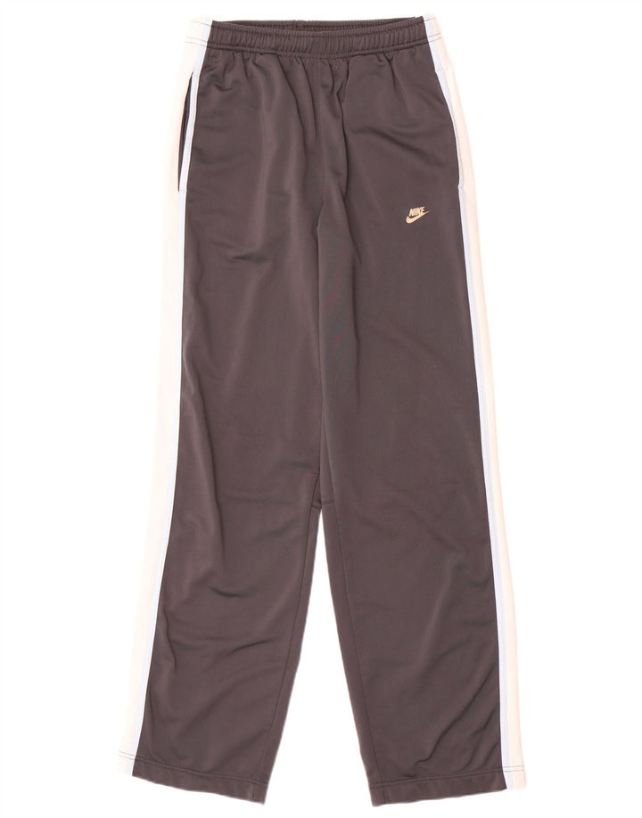 Nike Pantalon de survêtement pour homme UK 35/37 Petit Gris Colorblock Polyester