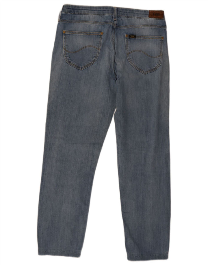 Lee Jean Court Femme W29 L25 Bleu