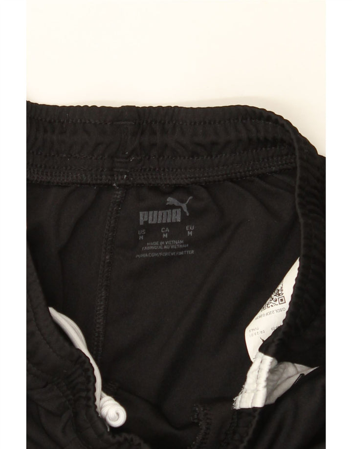 PUMA Boys Sport Shorts 9-10 Years Medium Black Polyester Vintage Puma and Second-Hand Puma from Messina Hembry 