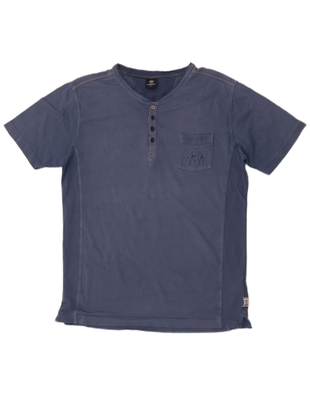 Lerros T-Shirt Homme Bleu Moyen Coton