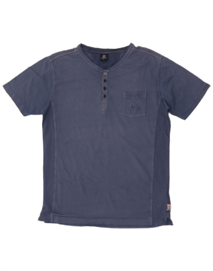 Lerros T-Shirt Homme Bleu Moyen Coton