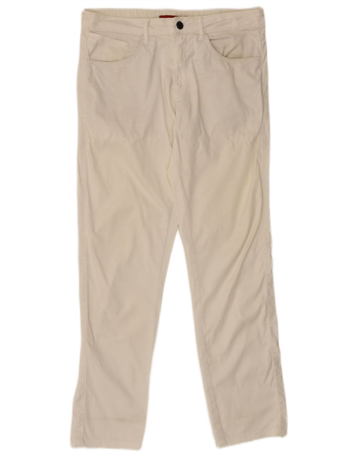 Zara Pantalon décontracté slim pour homme EU 40 Medium W31 L29 Blanc