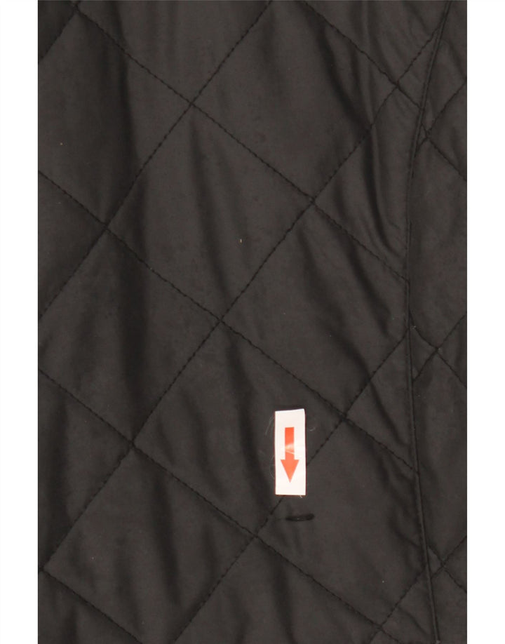 Schoffel Veste matelassée surdimensionnée pour femme UK 10 Small Noir Polyester