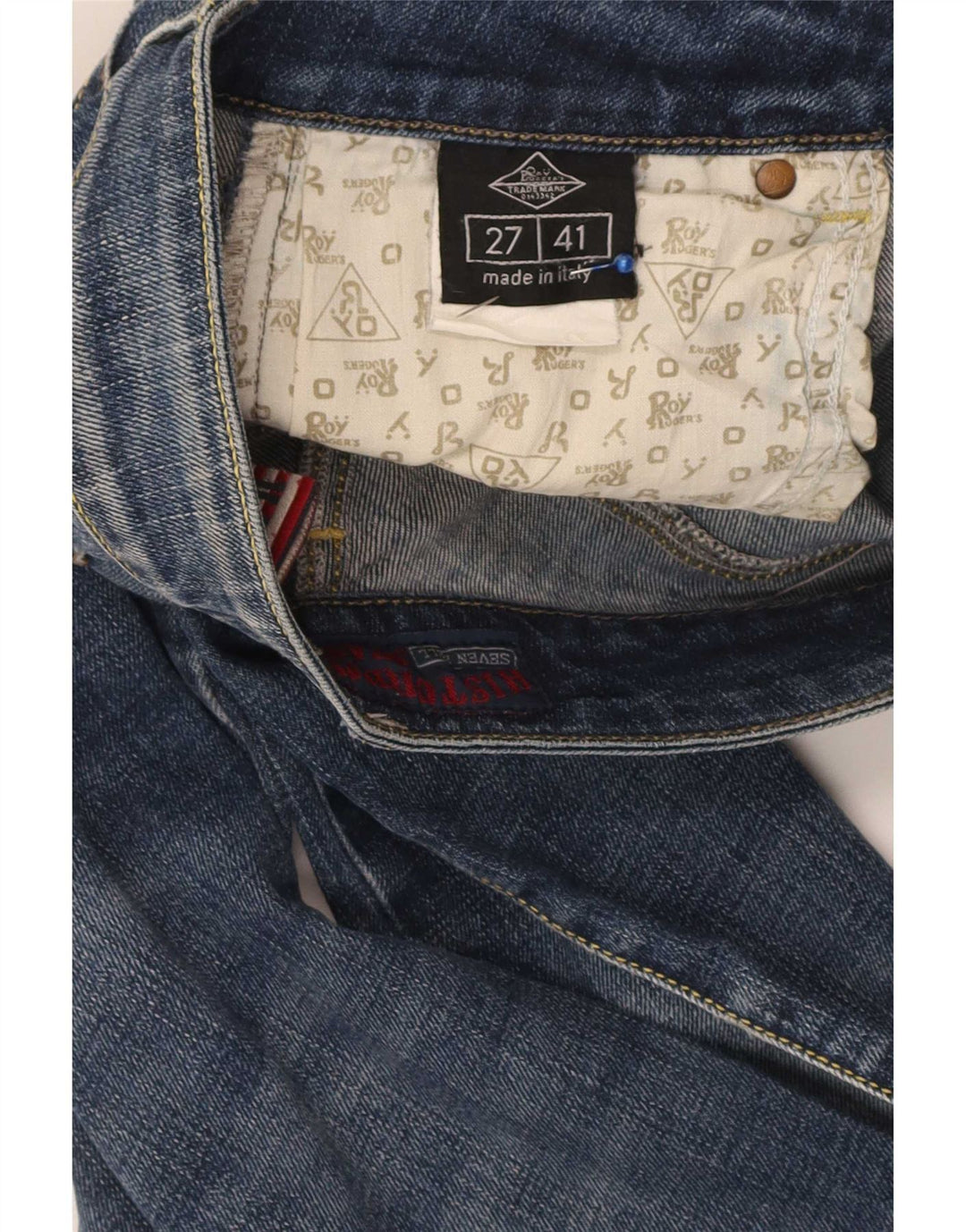 Roy Rogers Jean Slim Seven Bell Femme W27 L29 Bleu