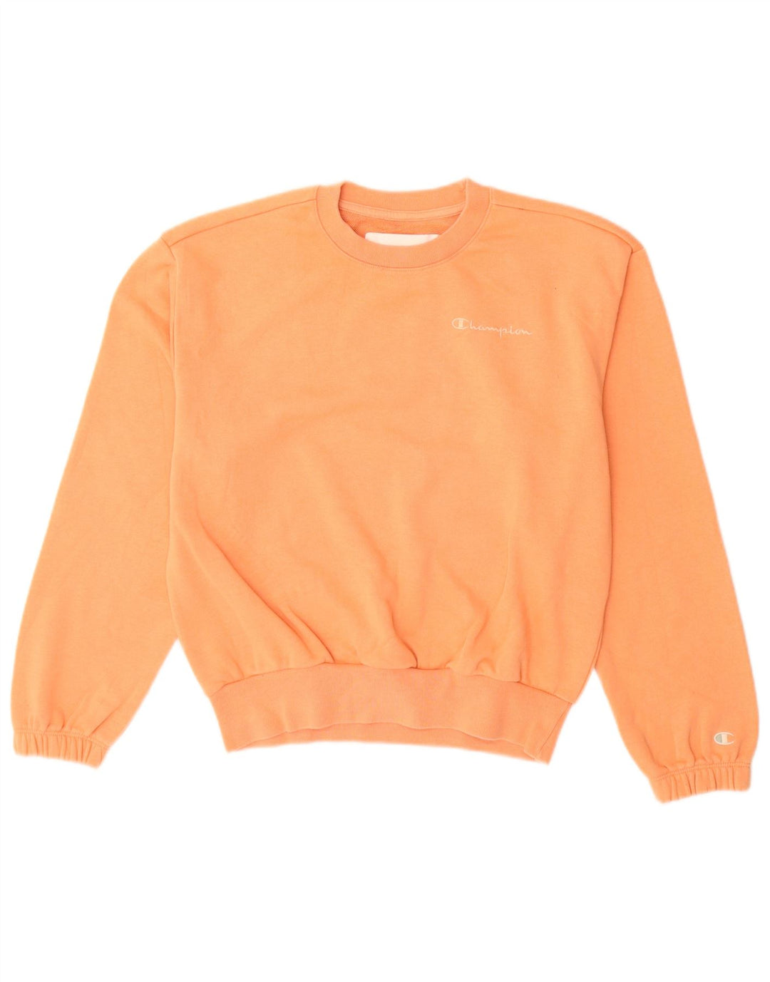Champion Sweat-shirt pour femme UK 14 en coton orange moyen