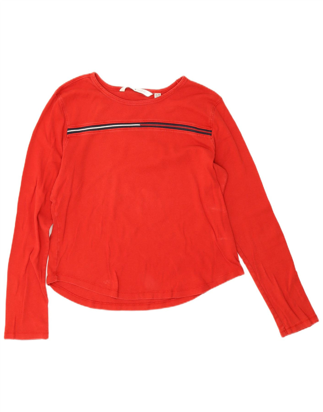 Tommy Hilfiger Haut à manches longues pour femme UK 18 XL Rouge