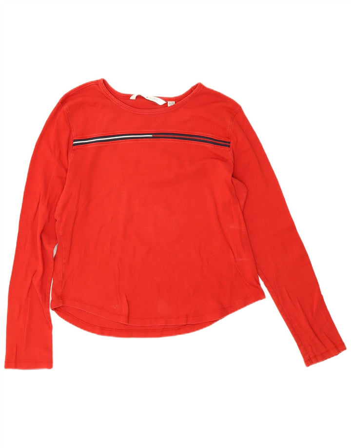 Tommy Hilfiger Haut à manches longues pour femme UK 18 XL Rouge