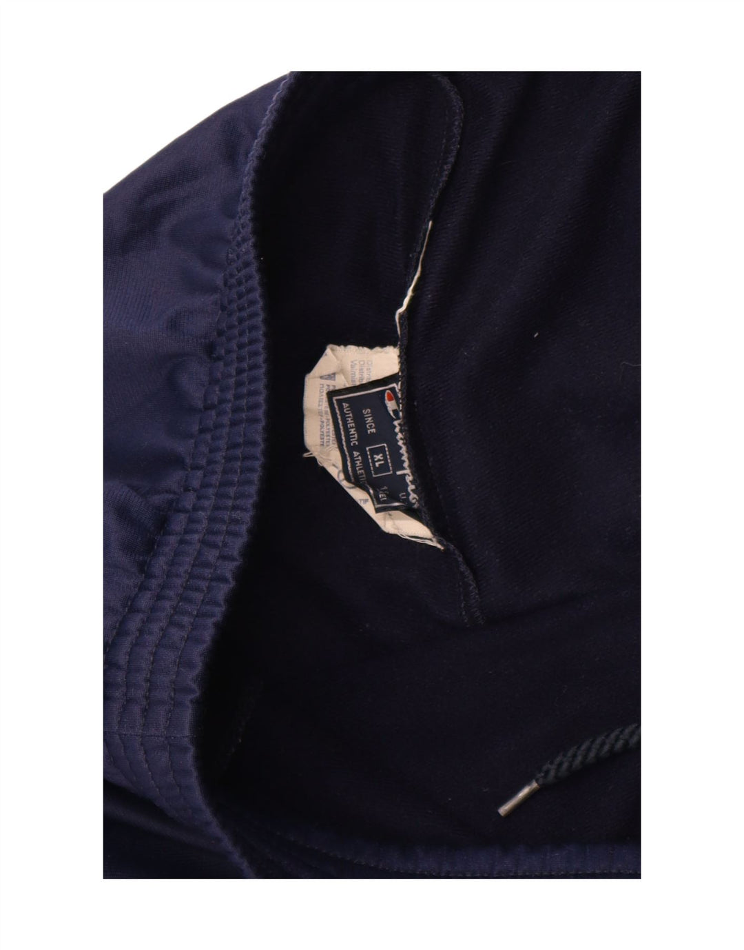 CHAMPION Mens Graphic Tracksuit Trousers XL Navy Blue Polyester