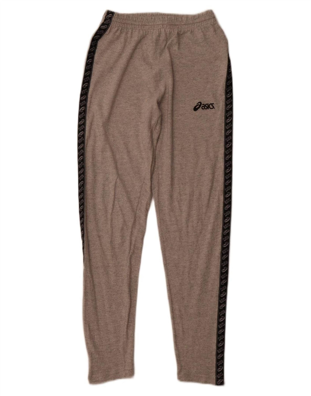 ASICS Pantalon de survêtement graphique pour femme UK 12 Gris moyen Colourblock