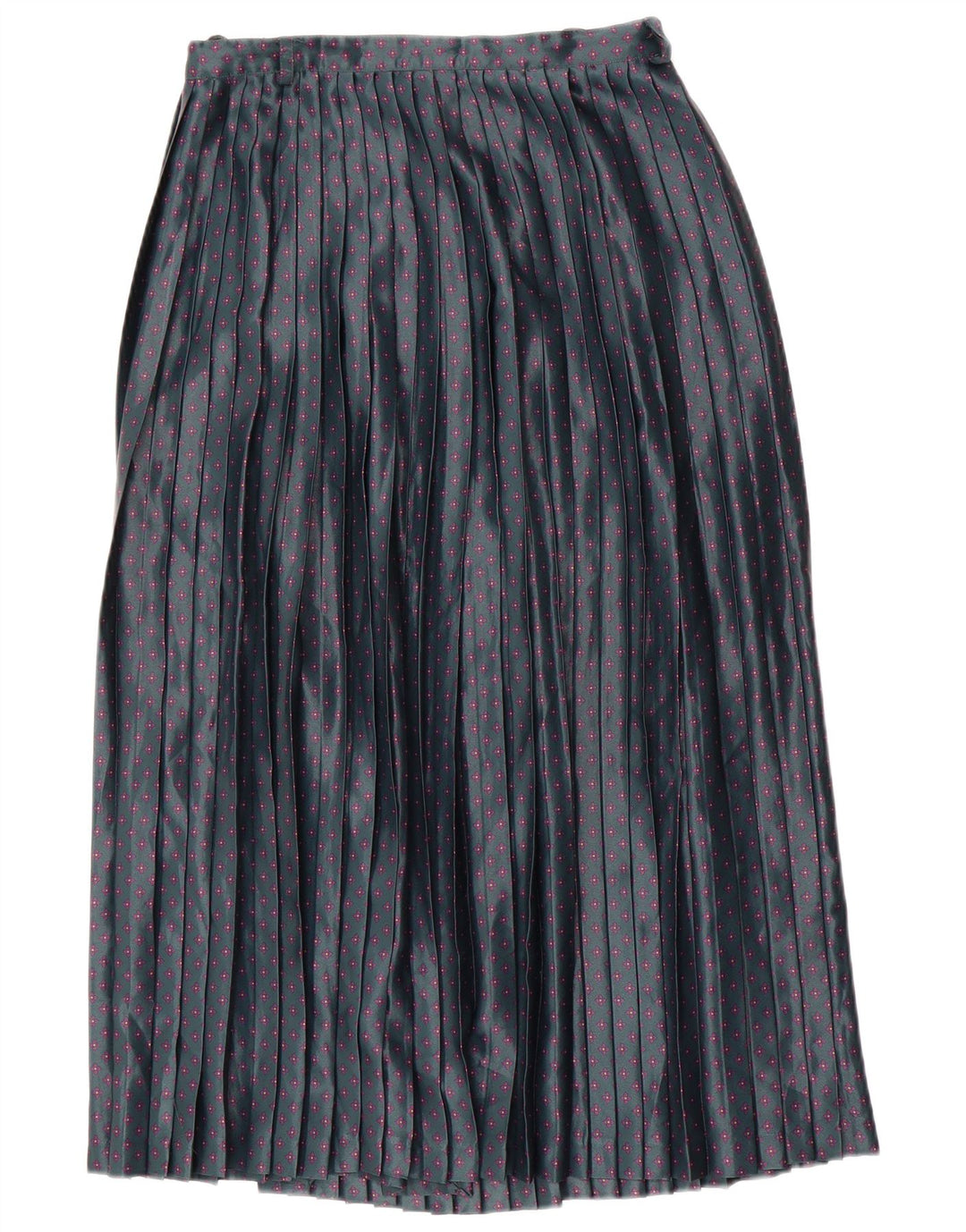 Haupt Womens Knife Jupe Plissée W28 Vert Moyen Floral