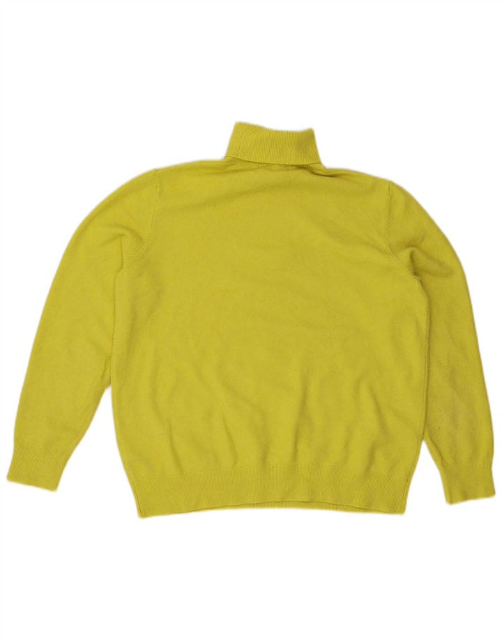 Marks & Spencer Pull col roulé pour femme UK 14 Jaune moyen