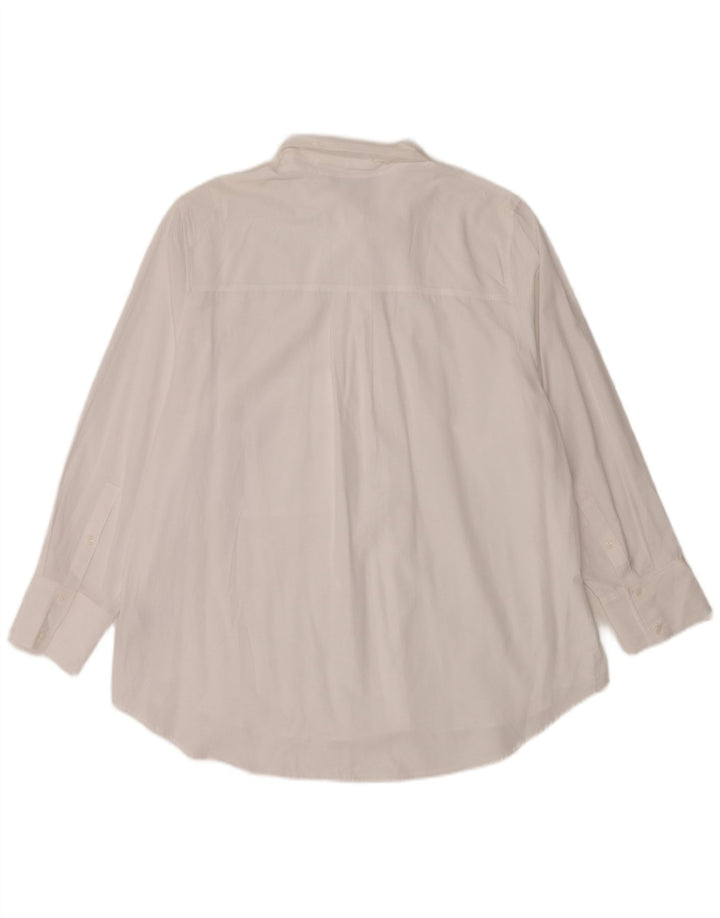 Marks & Spencer Chemise surdimensionnée pour femme UK 18 XL Coton blanc