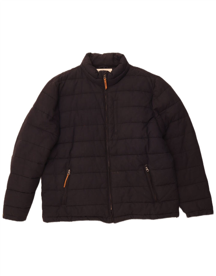 FAT FACE Veste matelassée pour homme UK 44 2XL Noir Coton